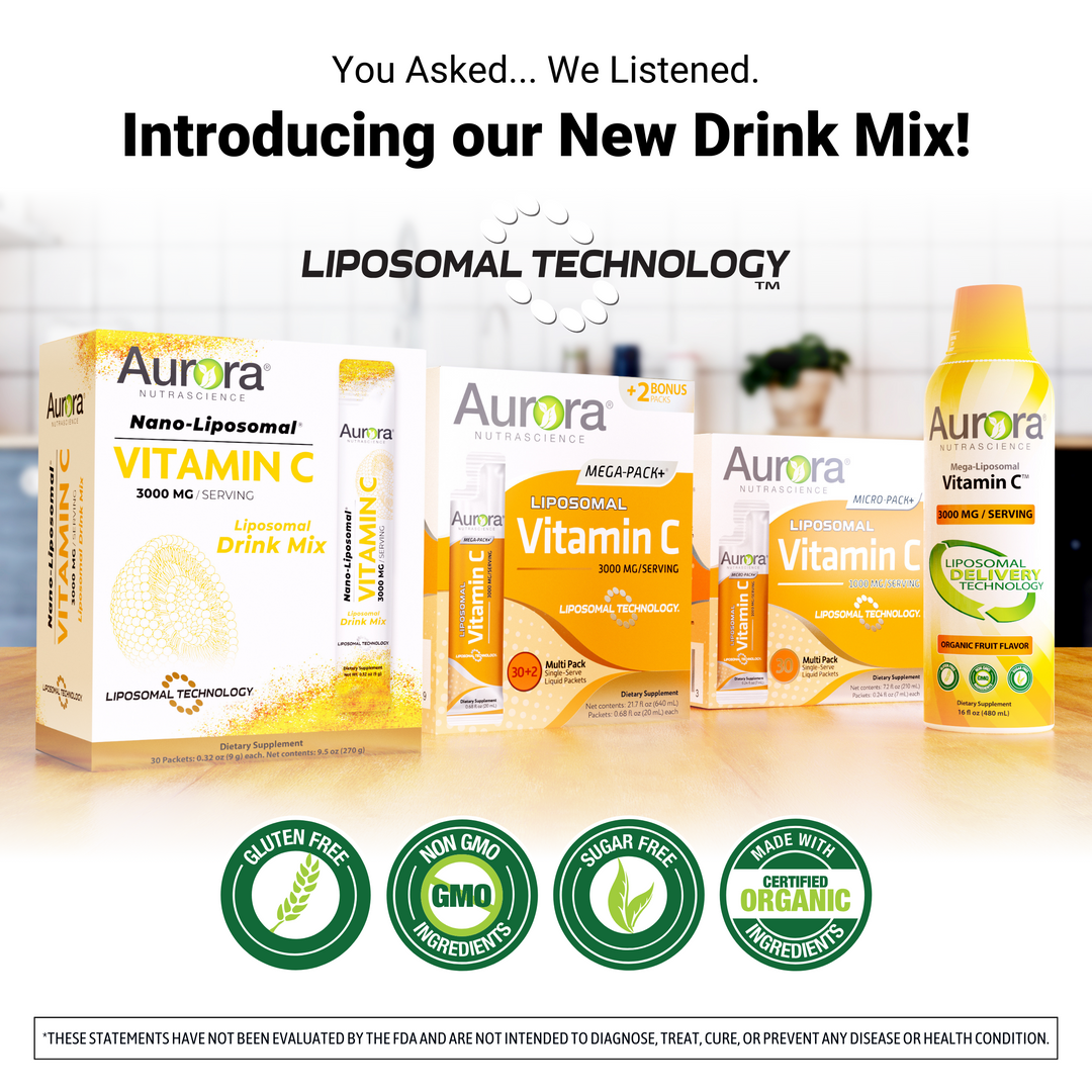 Aurora Nutrascience Mega-Liposomal Vitamin C, 3000mg per serving