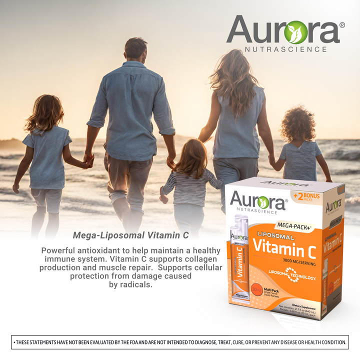Aurora Nutrascience Mega-Pack+ Vitamin C, 3000mg per serving
