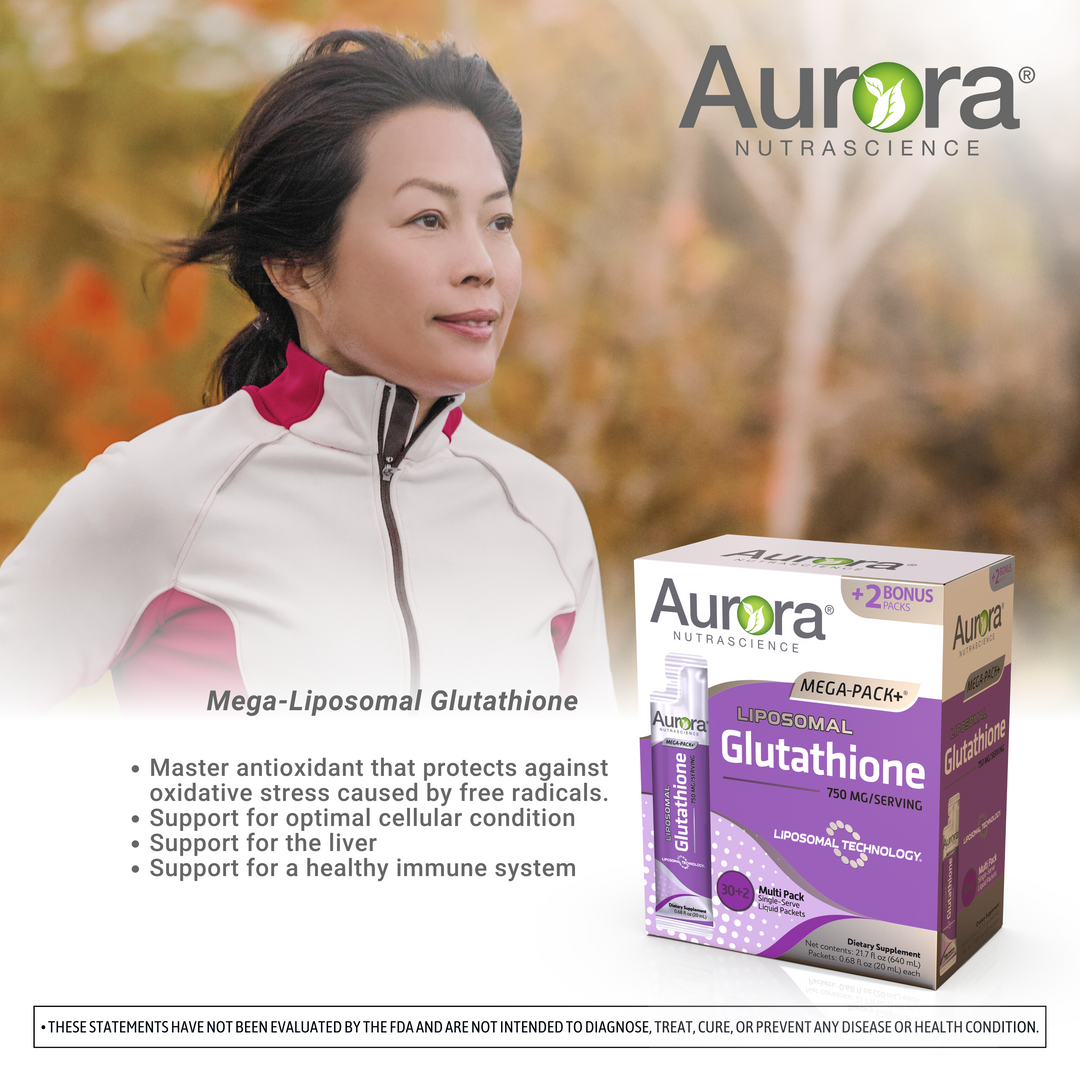 Aurora Nutrascience Mega-Pack+ Glutathione, 750mg per serving