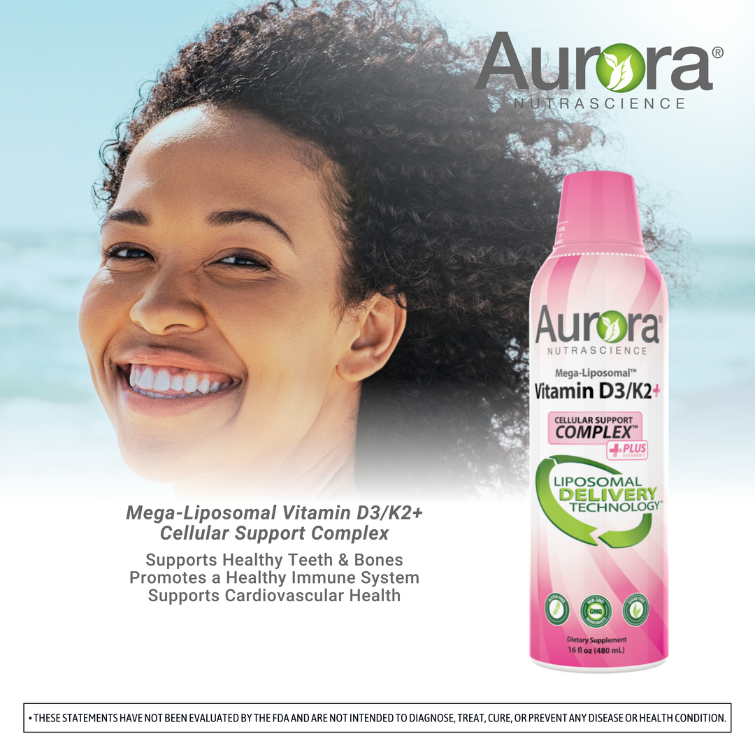 Aurora Nutrascience Mega-Liposomal Vitamin D3/K2+
