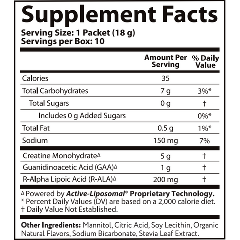 Creatine + GAA & R-ALA | 10 Pack