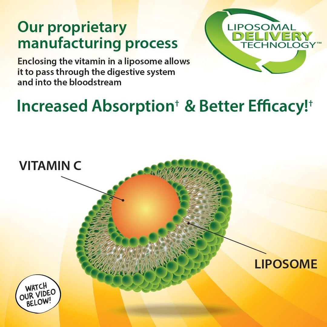 Aurora Nutrascience Mega-Liposomal Vitamin C, 3000mg per serving