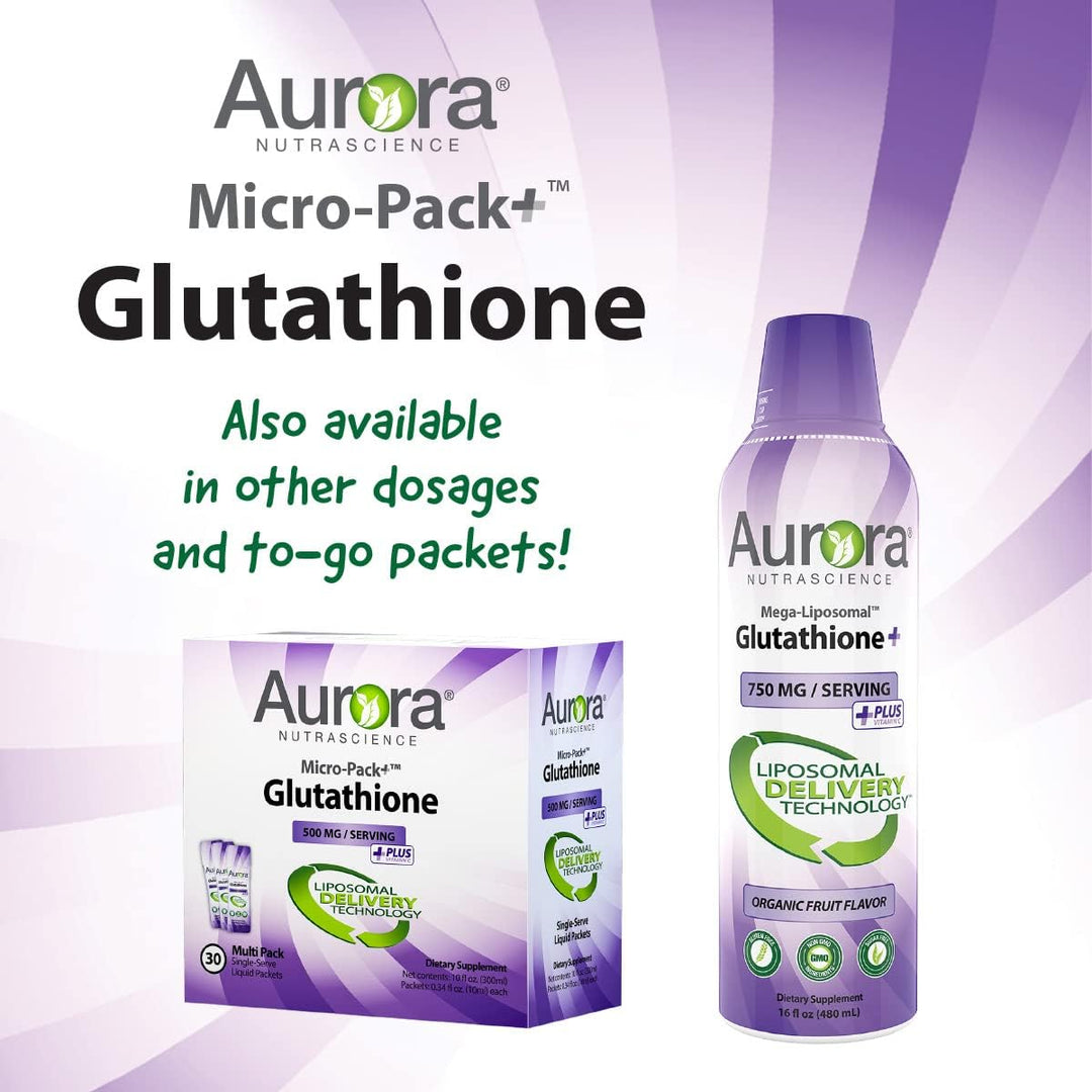 Aurora Nutrascience Mega-Liposomal Glutathione+ Vitamin C, 750mg per serving