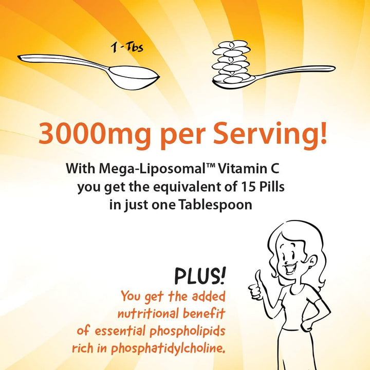 Aurora Nutrascience Mega-Liposomal Vitamin C, 3000mg per serving