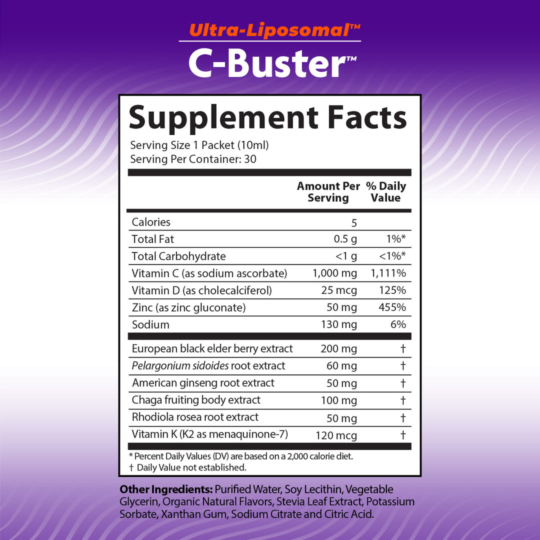 Aurora Nutrascience C-Buster Ultra-Liposomal Immune System Support