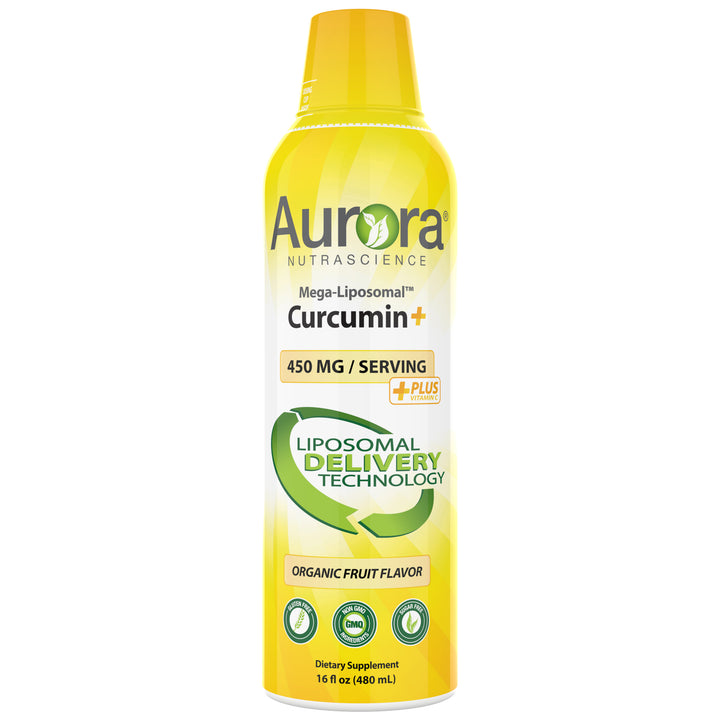 Aurora Nutrascience Mega-Liposomal Curcumin+ Vitamin C with CurcuVail™, 450 mg per serving