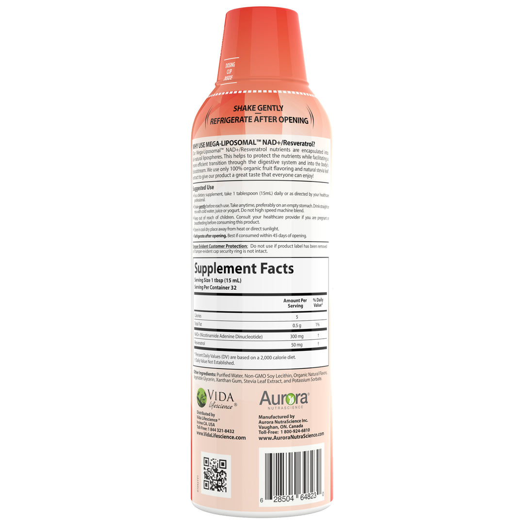 Aurora Nutrascience Mega-Liposomal NAD+/Resveratrol