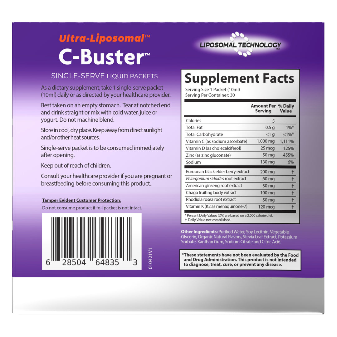 Aurora Nutrascience C-Buster Ultra-Liposomal Immune System Support